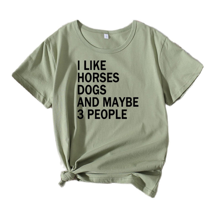 Dame Casual Sjov Citat T-shirt Stilla