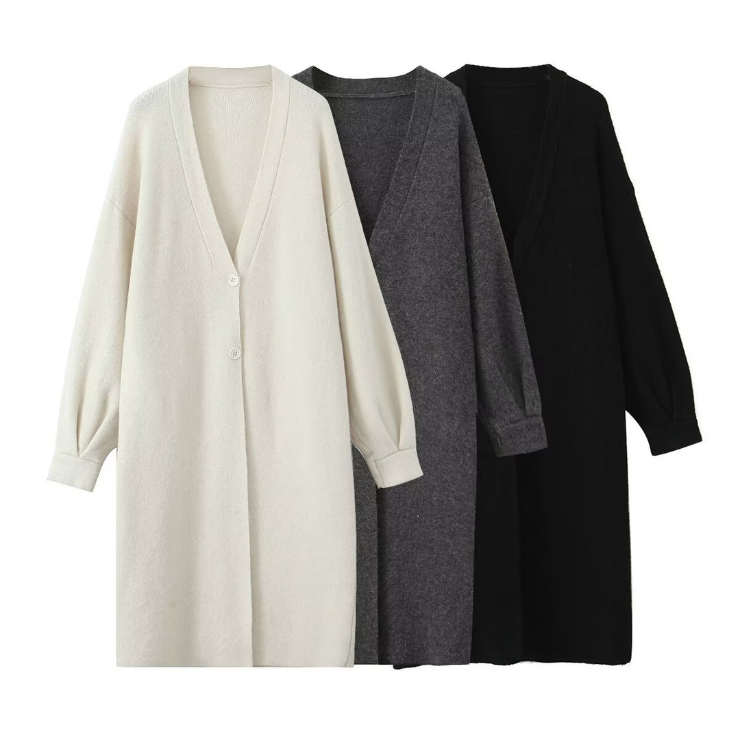 Kvinders Oversized Strikjakke Stilla