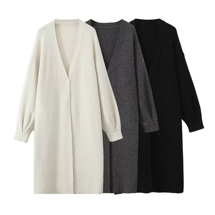 Kvinders Oversized Strikjakke Stilla