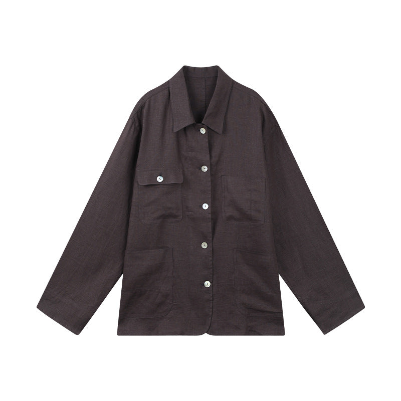 Dame Utility-jakke med store lommer og moderne snit Stilla