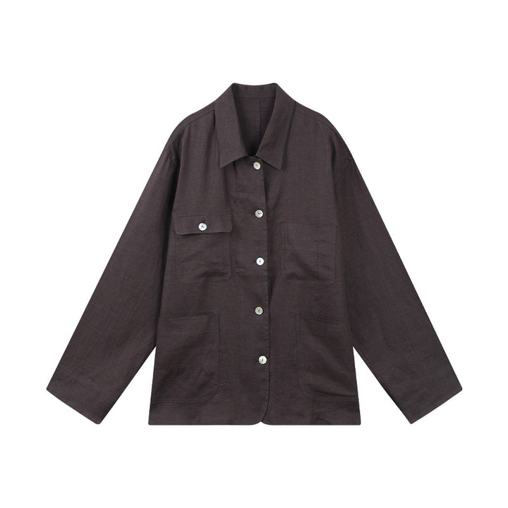 Dame Utility-jakke med store lommer og moderne snit Stilla