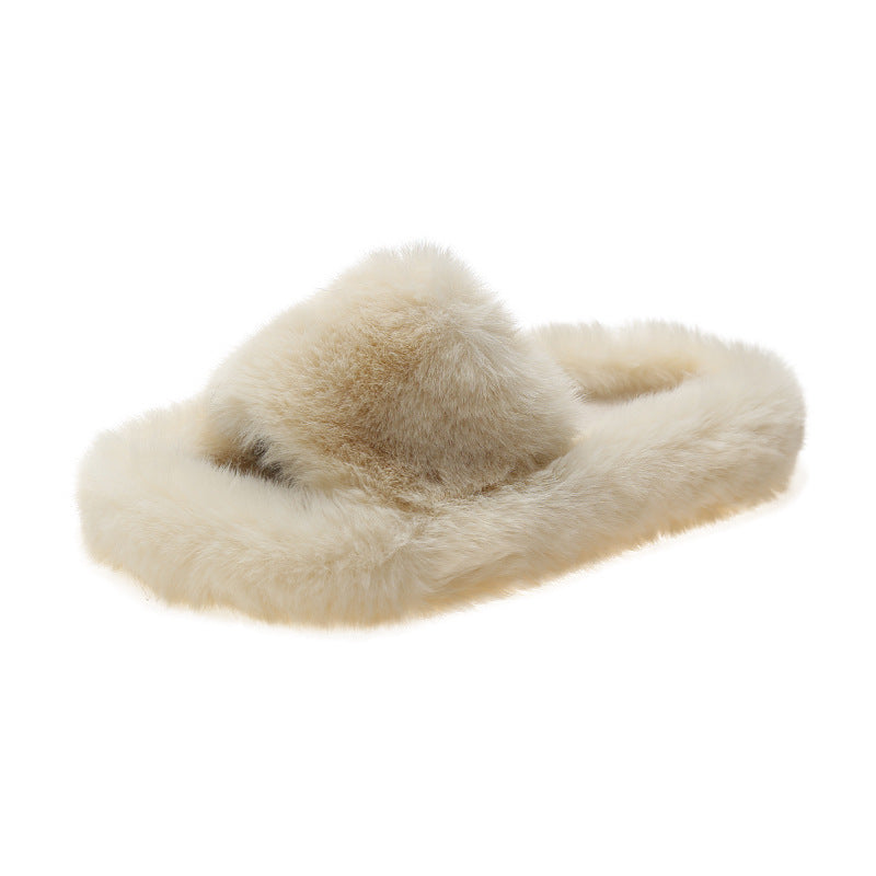 Dame Fluffy Hjemmesko med blødt Plys og ergonomisk Fodbed Stilla