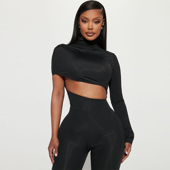 Dame Elegant En-piece med asymmetrisk top og anatomisk pasform Stilla