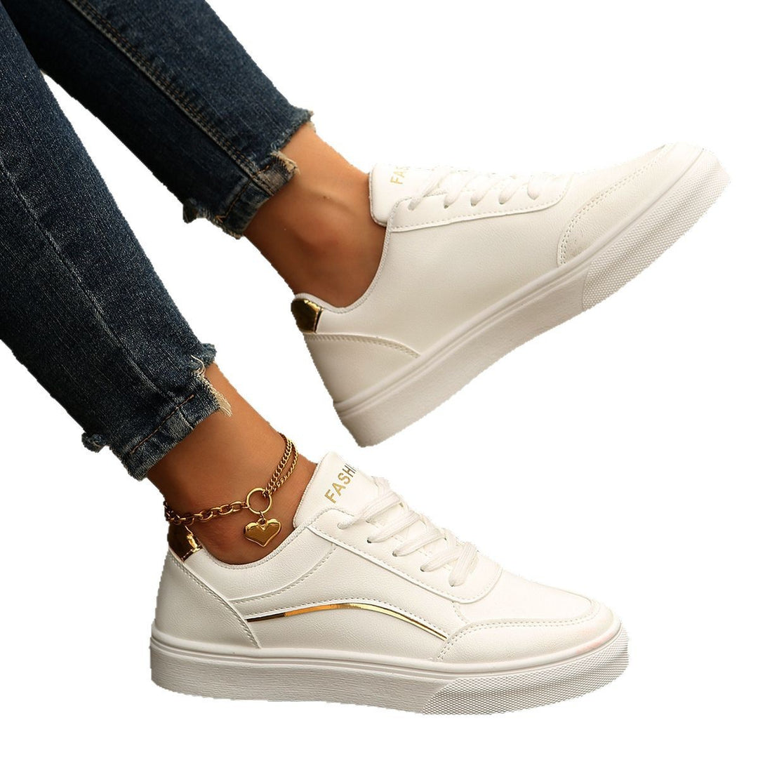 Dame mode sneakers med glitrende accenter og skridsikker sål Stilla