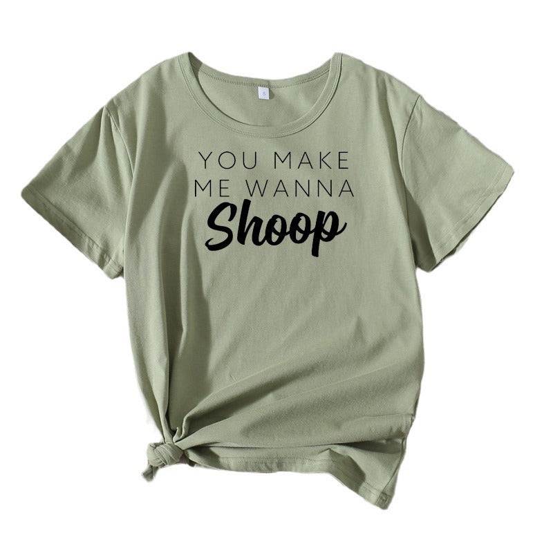 Dame Casual Statement Grafik T-shirt Stilla