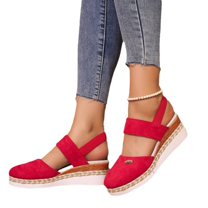 Dame komfortable sandaler med justerbart remdesign og polstret sål Stilla