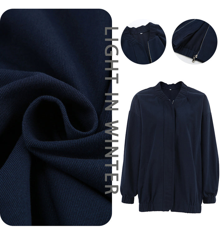 Dame oversized Sweatjakke Stilla