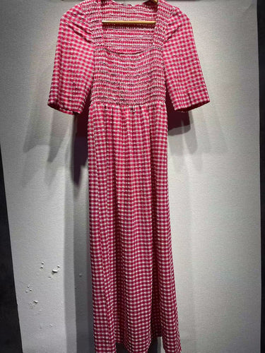 Dame sommerkjole i Vichy-rutedesign Stilla