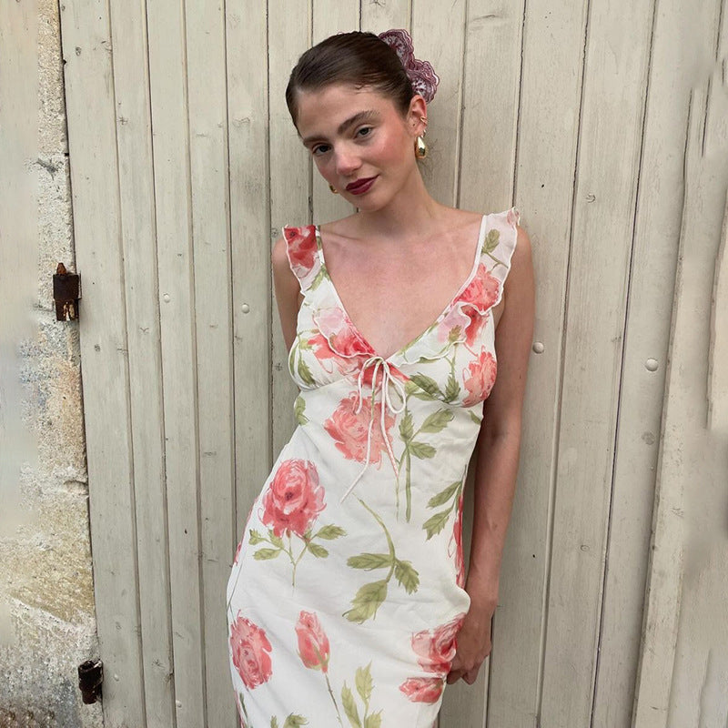 Dame Blomsterprint Nattøj Stilla