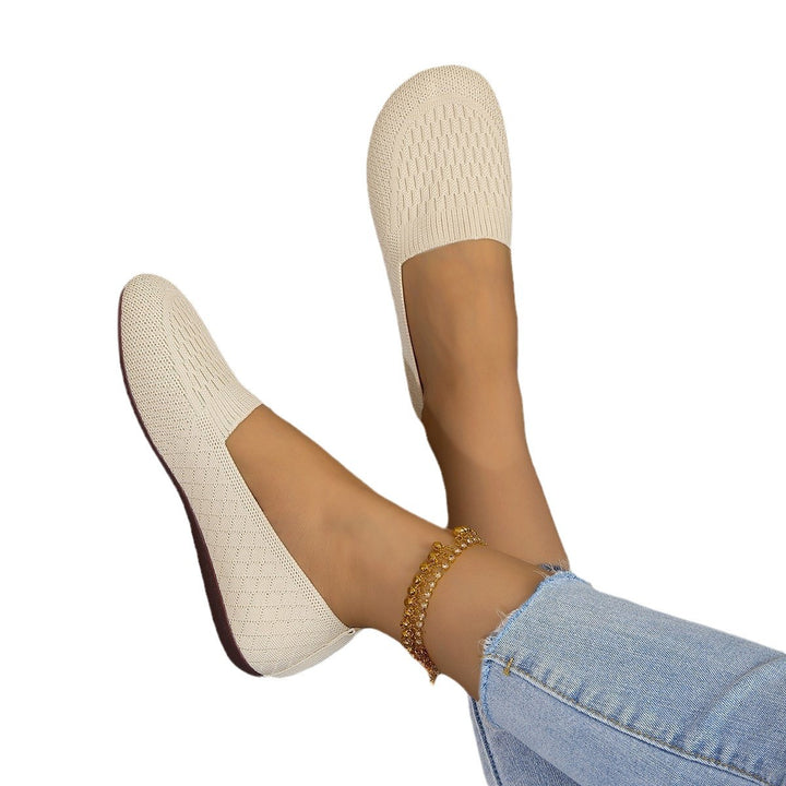 Dame Strik-Slippers med elastisk pasform og komfortabelt indlæg Stilla