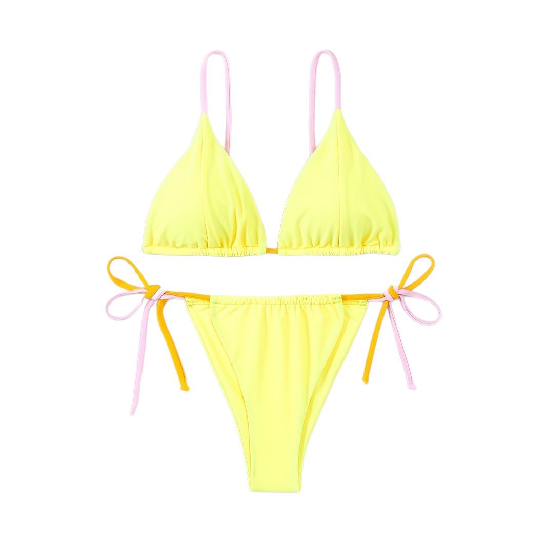 Dame Bikini-sæt med justerbare bånd og livsglad design Stilla