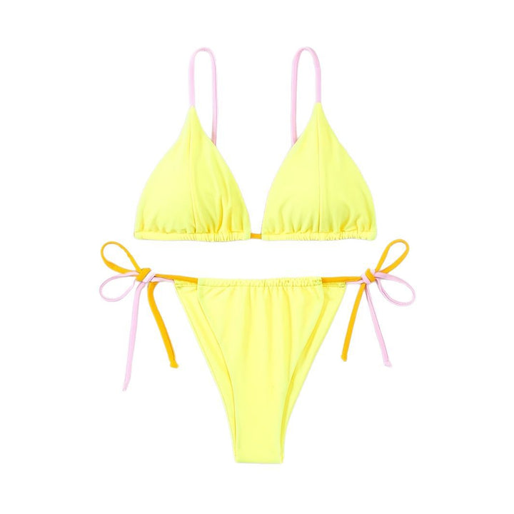 Dame Bikini-sæt med justerbare bånd og livsglad design Stilla