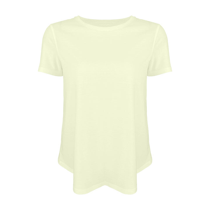 Dame afslappet T-shirt med åndbart funktionsmateriale og generøs skæring Stilla