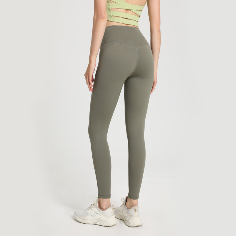 Dame Kvalitets Sportleggings med sculpting Effekt Stilla