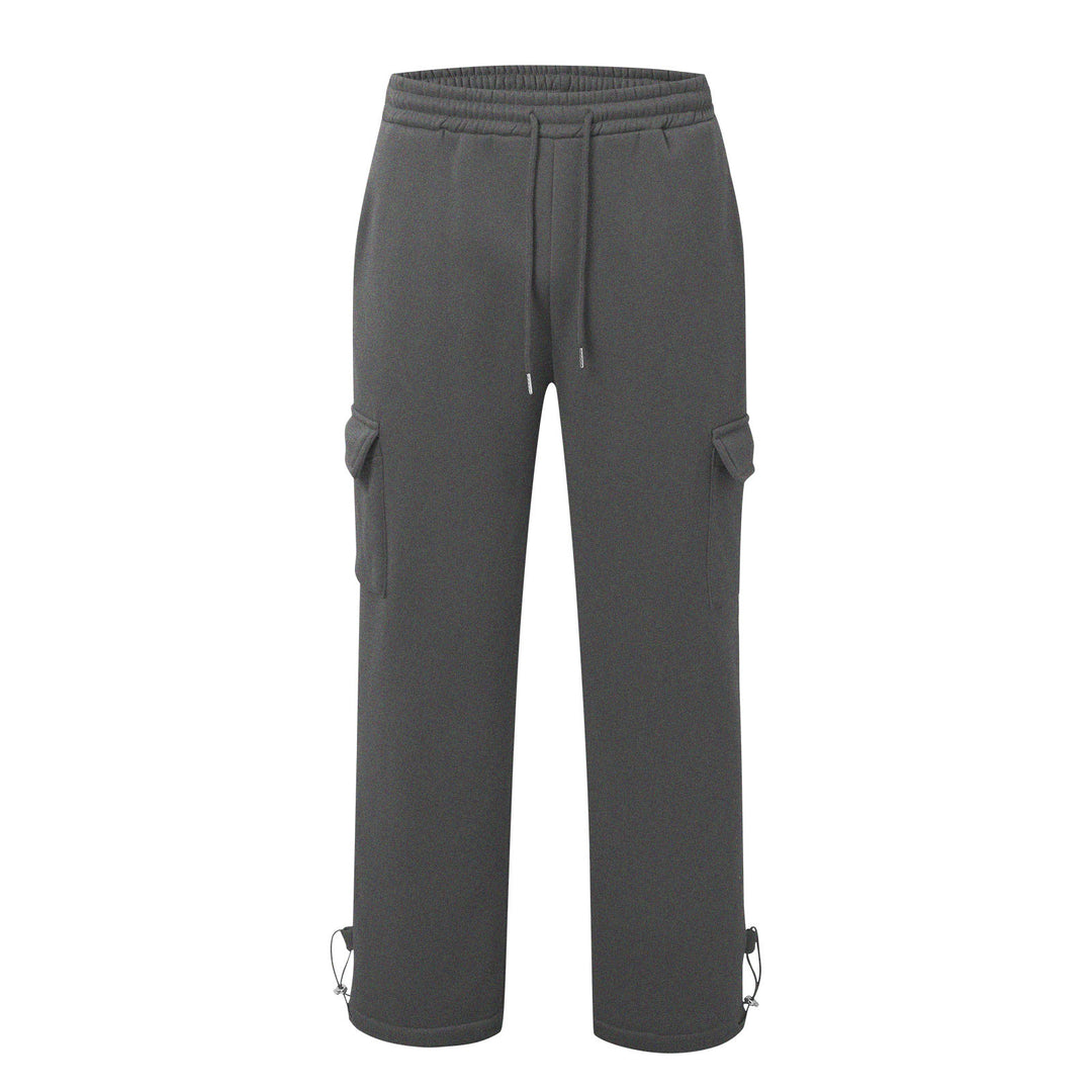 Herren nan Cargo-joggingbukser med elastisk talje, snøre og justerbar kant Skovae