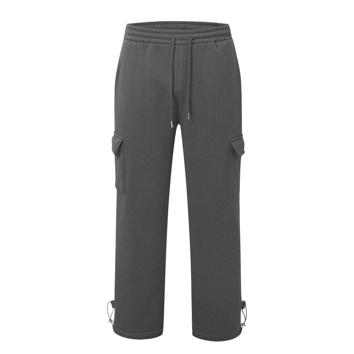 Herren nan Cargo-joggingbukser med elastisk talje, snøre og justerbar kant Skovae