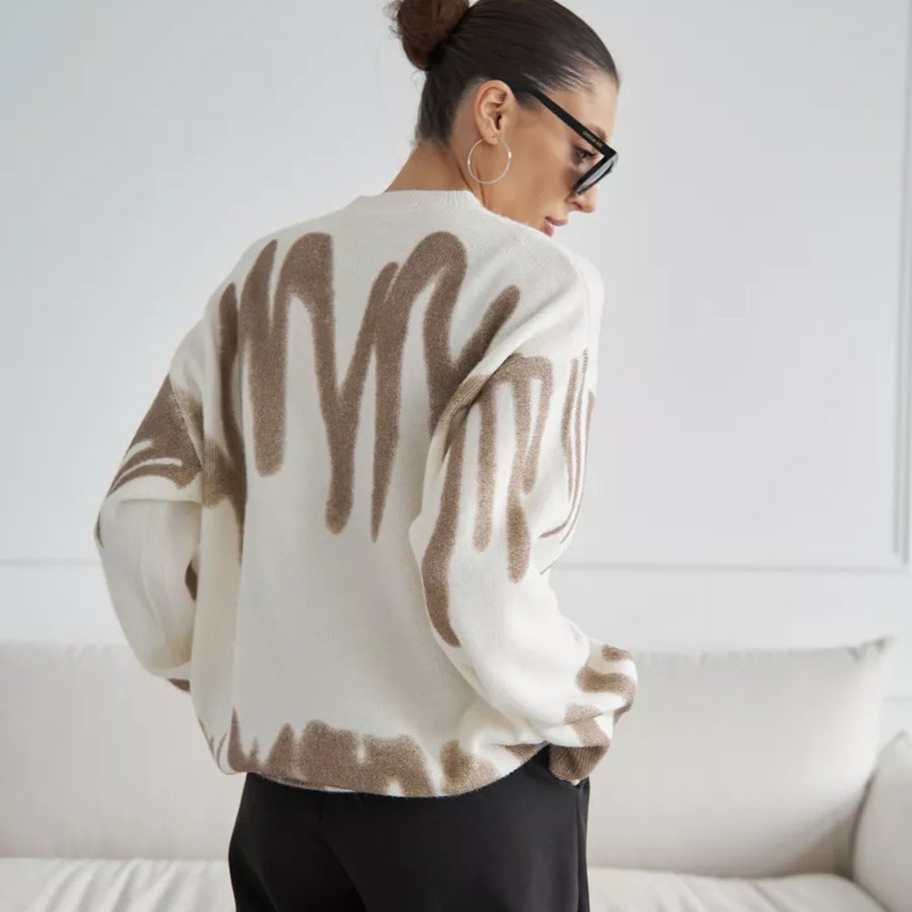 Kvinders trendy sweatervarer med moderne gradient og afslappet snit Stilla