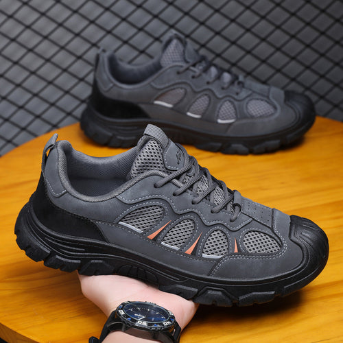 Herrernes multifunktionelle outdoor sneakers med åndbart mesh og stabilt profil Stilla