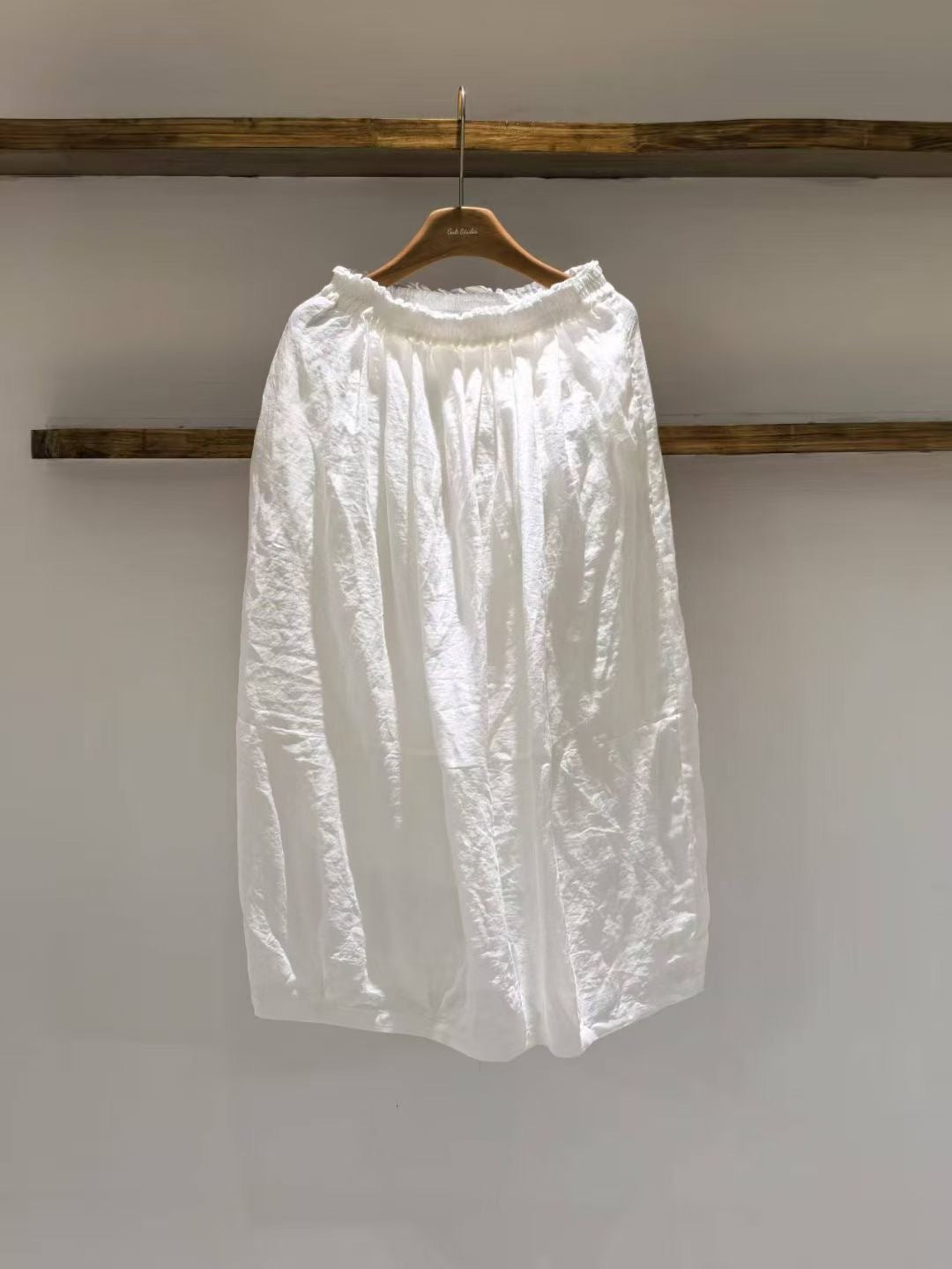 Femme Samlet Talje Maxi Nederdel Stilla