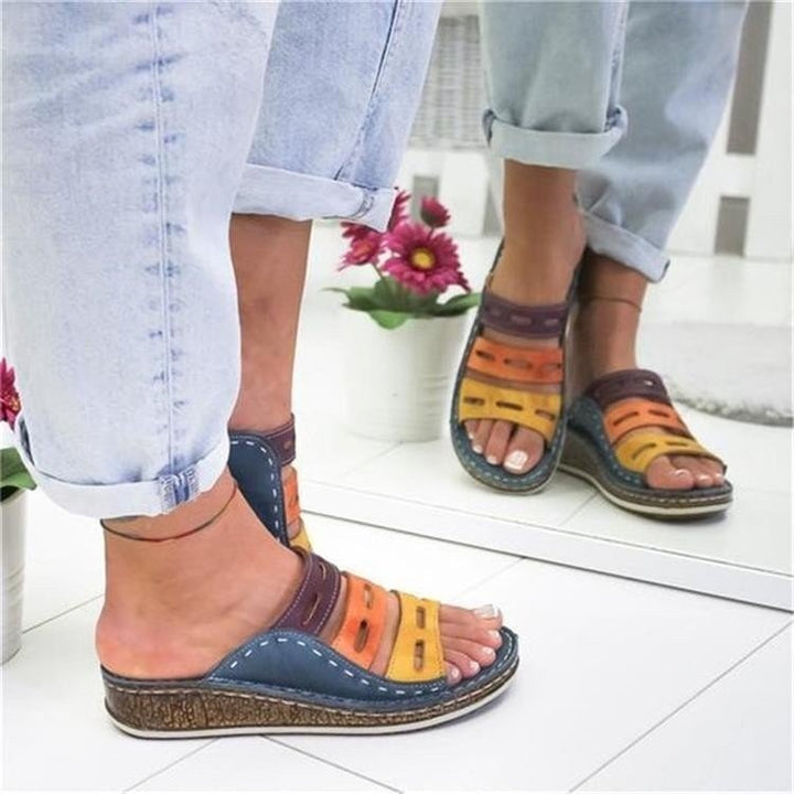 Dame Komfortable Sandaler med innovativt Remdesign Stilla