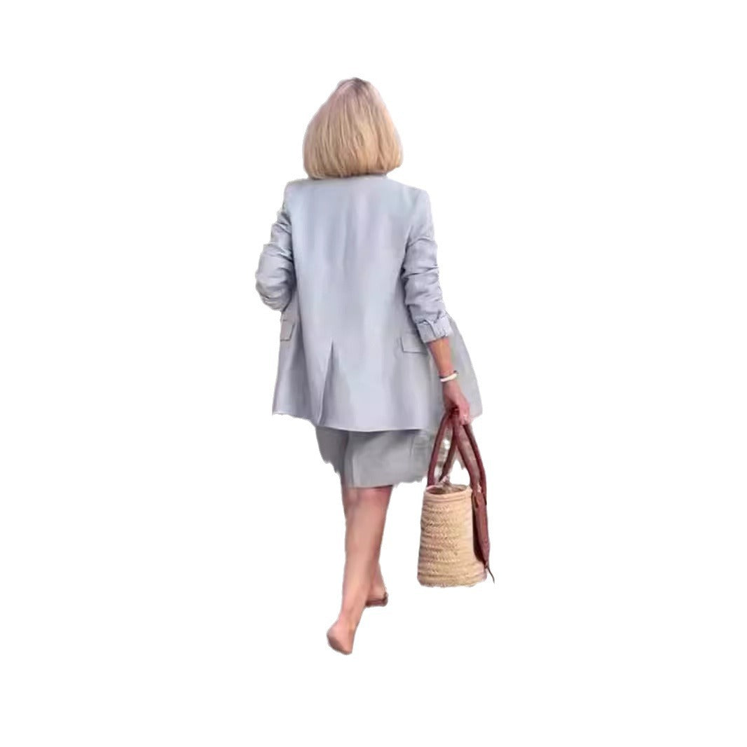Dame sommerligt Blazer-kombinationssæt Stilla