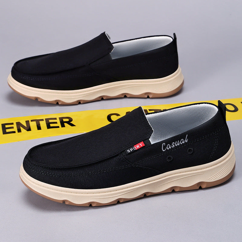 Herrer fritid Slip-On sko med skridsikker sål og åndbart overmateriale Stilla