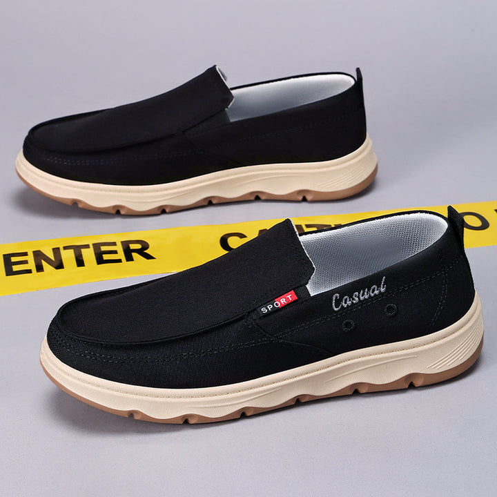 Herrer fritid Slip-On sko med skridsikker sål og åndbart overmateriale Stilla