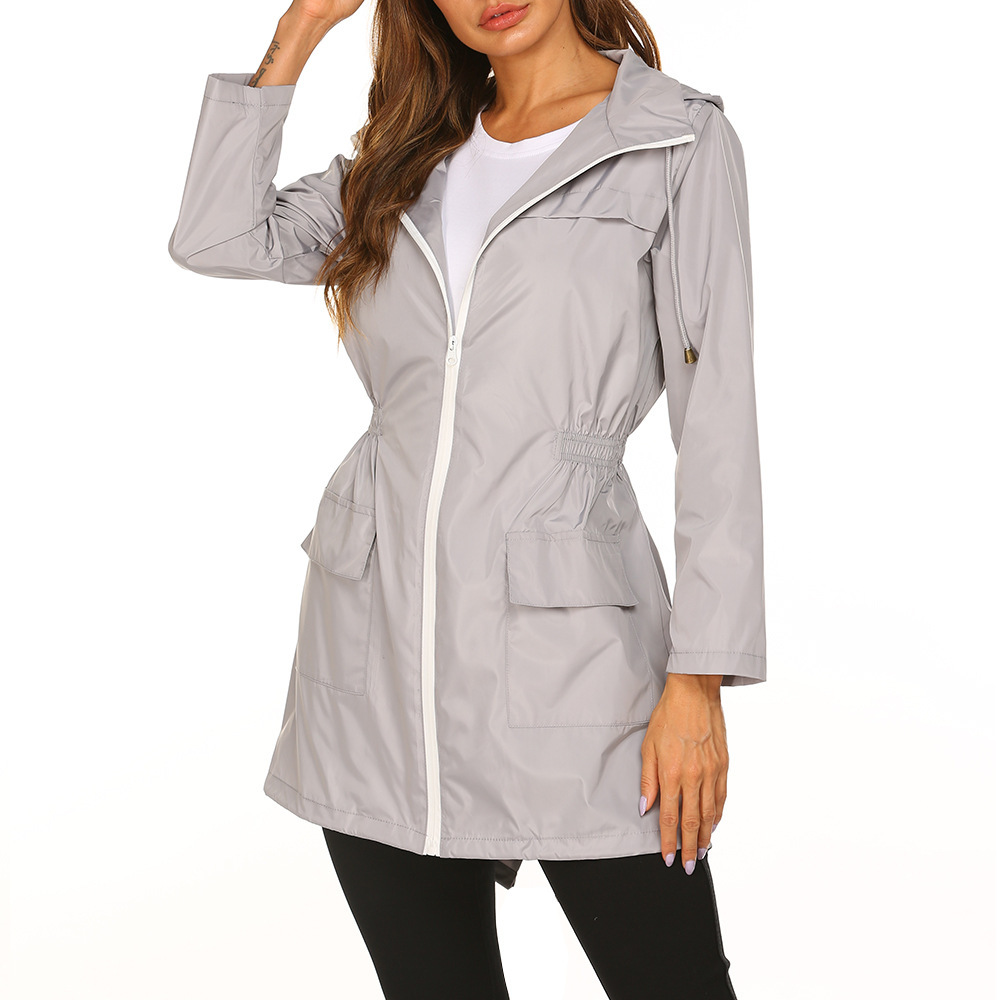 Stilla | Dame Hætte Raincoat