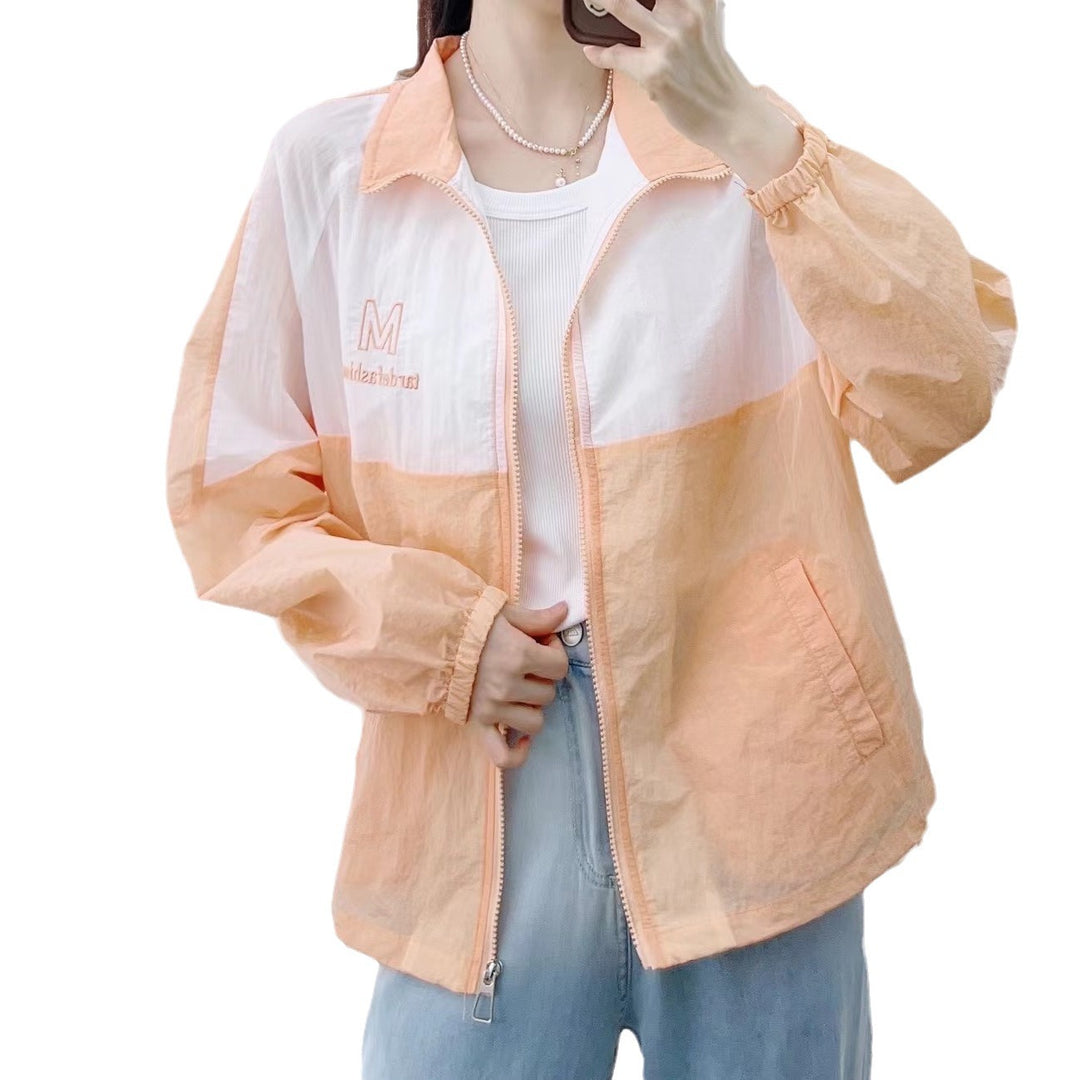 Dame overgangsjakke med moderne colorblocking-design og praktiske lommer Stilla