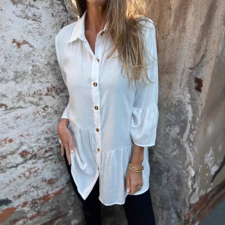 Dame afslappet tunika-bluse Stilla