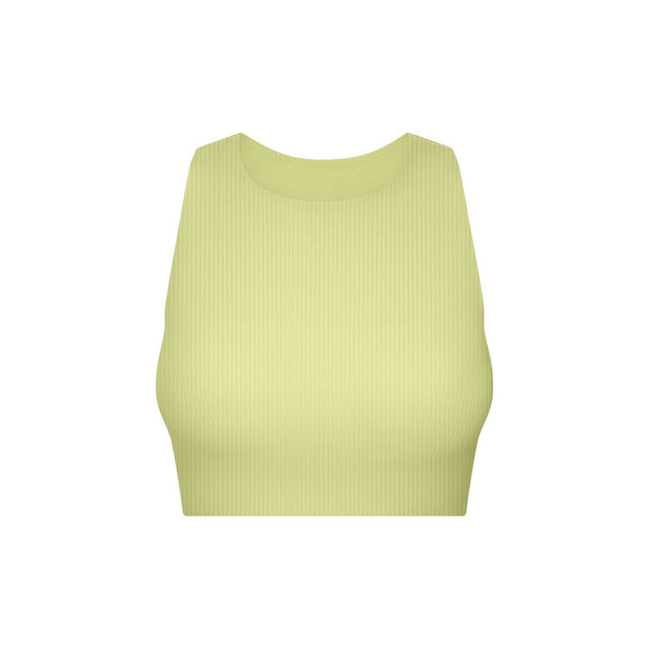 Stilla | Rib Turtleneck Sports Bra Høj Styrke, Stødabsorberende, Øvre Støtte