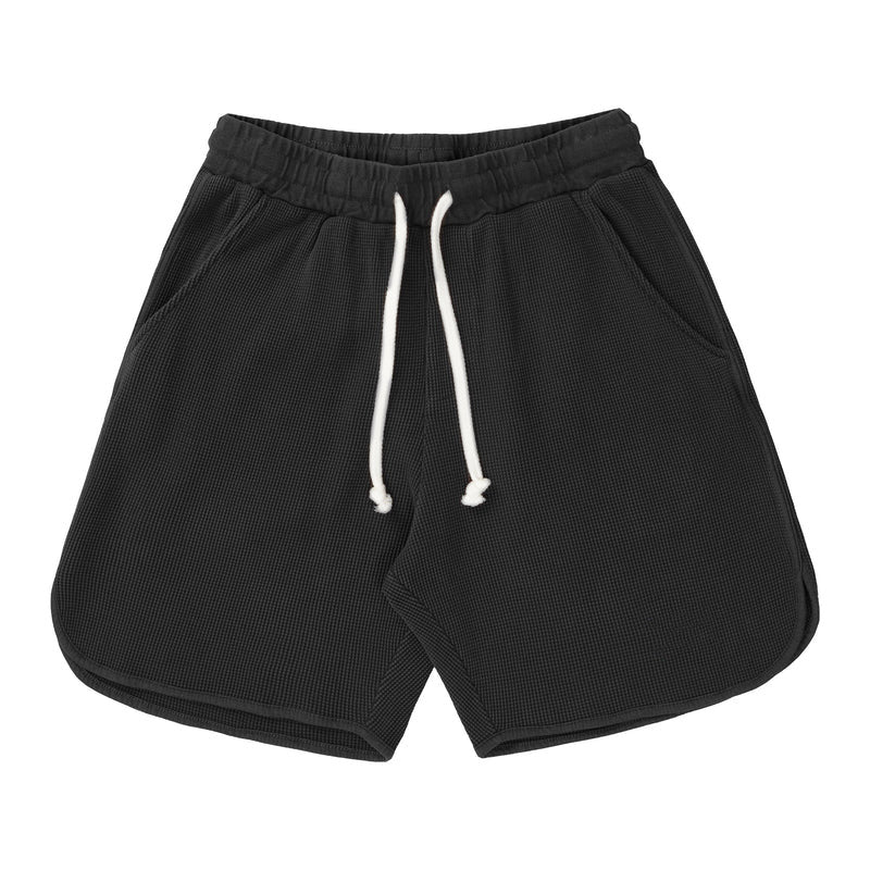 Herrer Komfortable fritidsshorts med elastisk talje og sidelommer Stilla