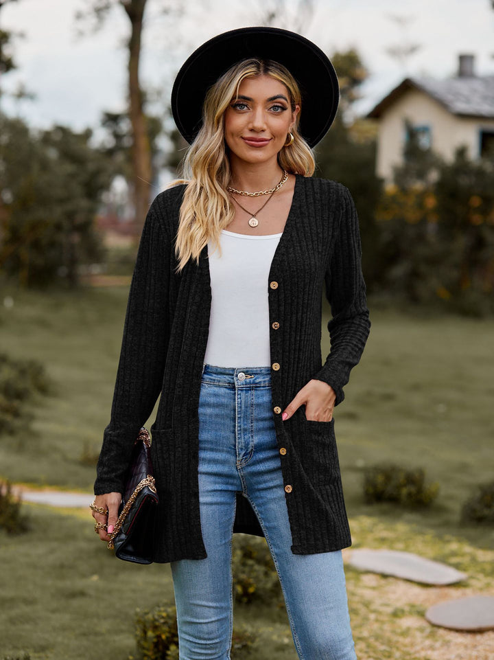 Dame Langmodischer Cardigan Stilla