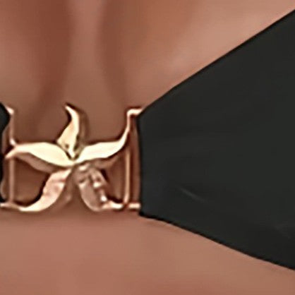 Dame triangel-bikini-overdel med elegant smykkedetalje Skovae