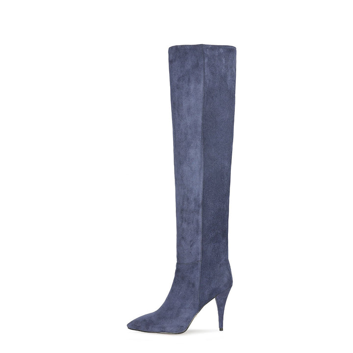 Femme Slouchy Højhælede Over-the-Knee Støvler Stilla