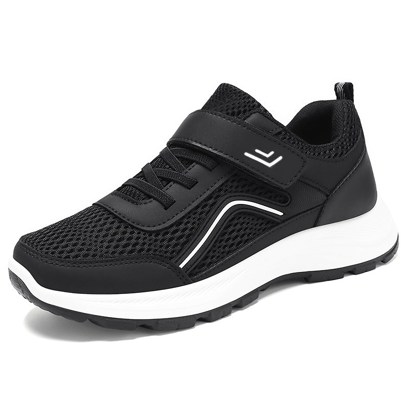 Dame Sporty Sneakers med elastisk velcro og åndbart mesh-overmateriale Stilla