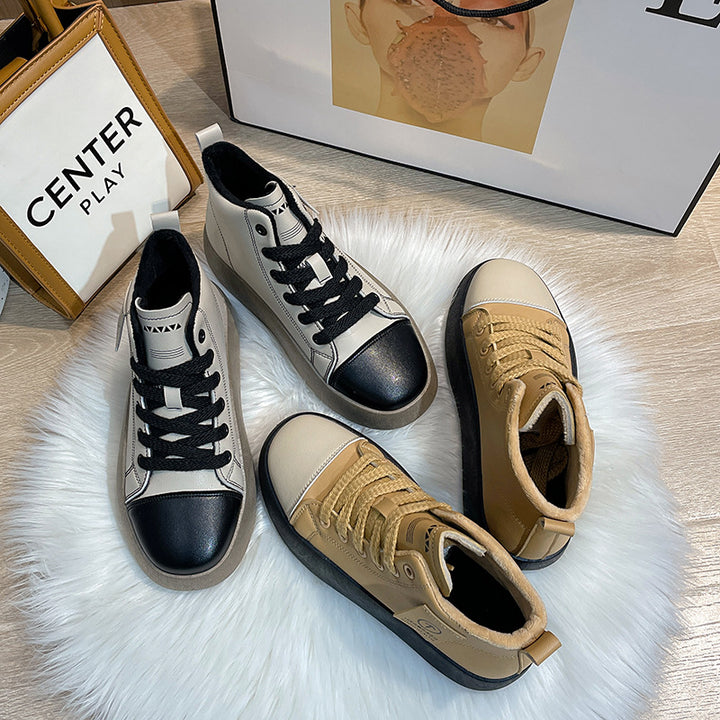 Dame Høje Sneakers med moderne Plateau og robust Sålprofil Stilla