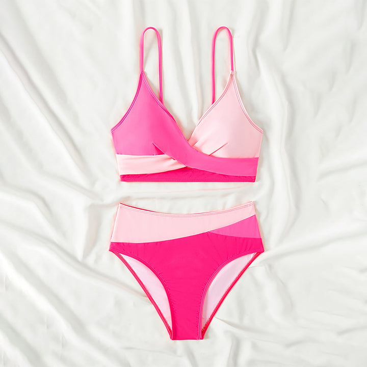 Dame Sporty bikini med justerbare stropper og elegant indviklet detalje Skovae