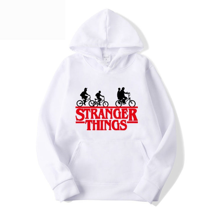 Kvinders hætte sweatshirt med kreativ Stranger Things design Skovae