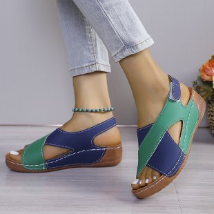 Dame Komfortable Sandaler med Kryds-Design og anatomisk Såle Stilla