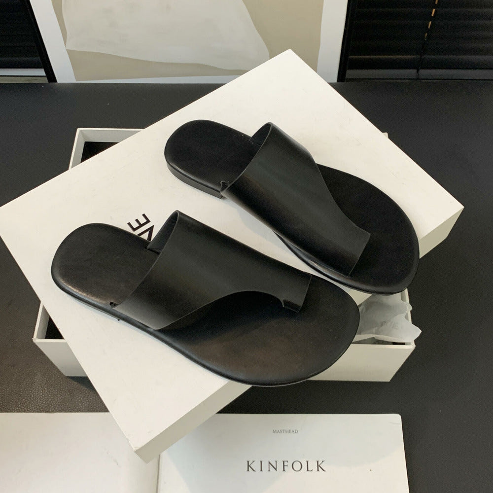 Dame Slide Sandaler med minimalistisk design og behagelig fodseng Stilla