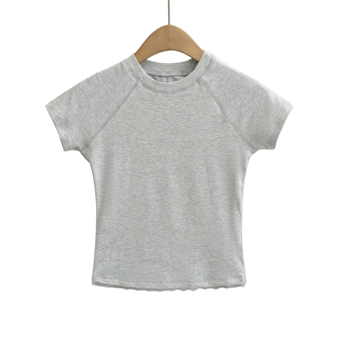 Dame Sporty T-shirt med smart bølgekant og åndbart materiale Stilla