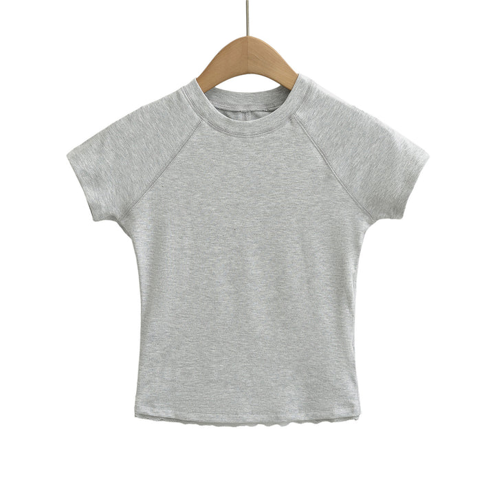Dame Sporty T-shirt med smart bølgekant og åndbart materiale Stilla