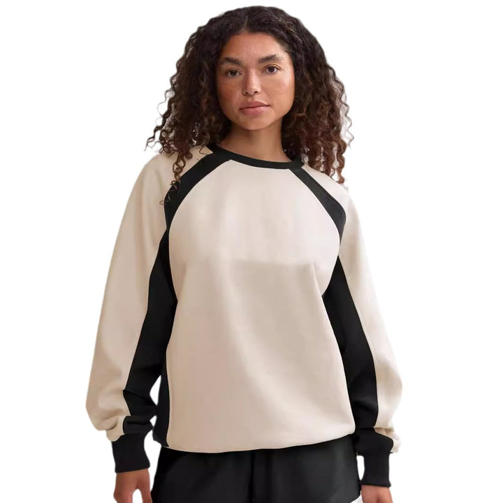 Dame Sporty Sweatshirt med kontrasterende indsatser Stilla