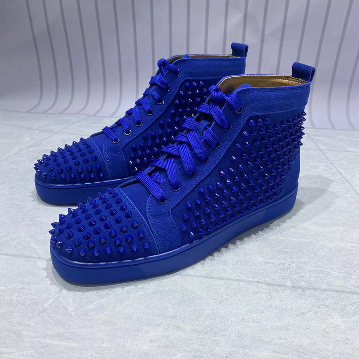Femme Fashion-Forward Spiked High-Top Sneakers Stilla