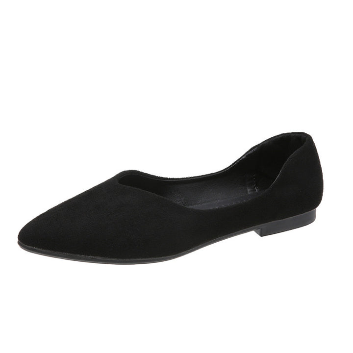 Dame elegante spids Ballerinas med blødt overmateriale og skridsikker sål Stilla