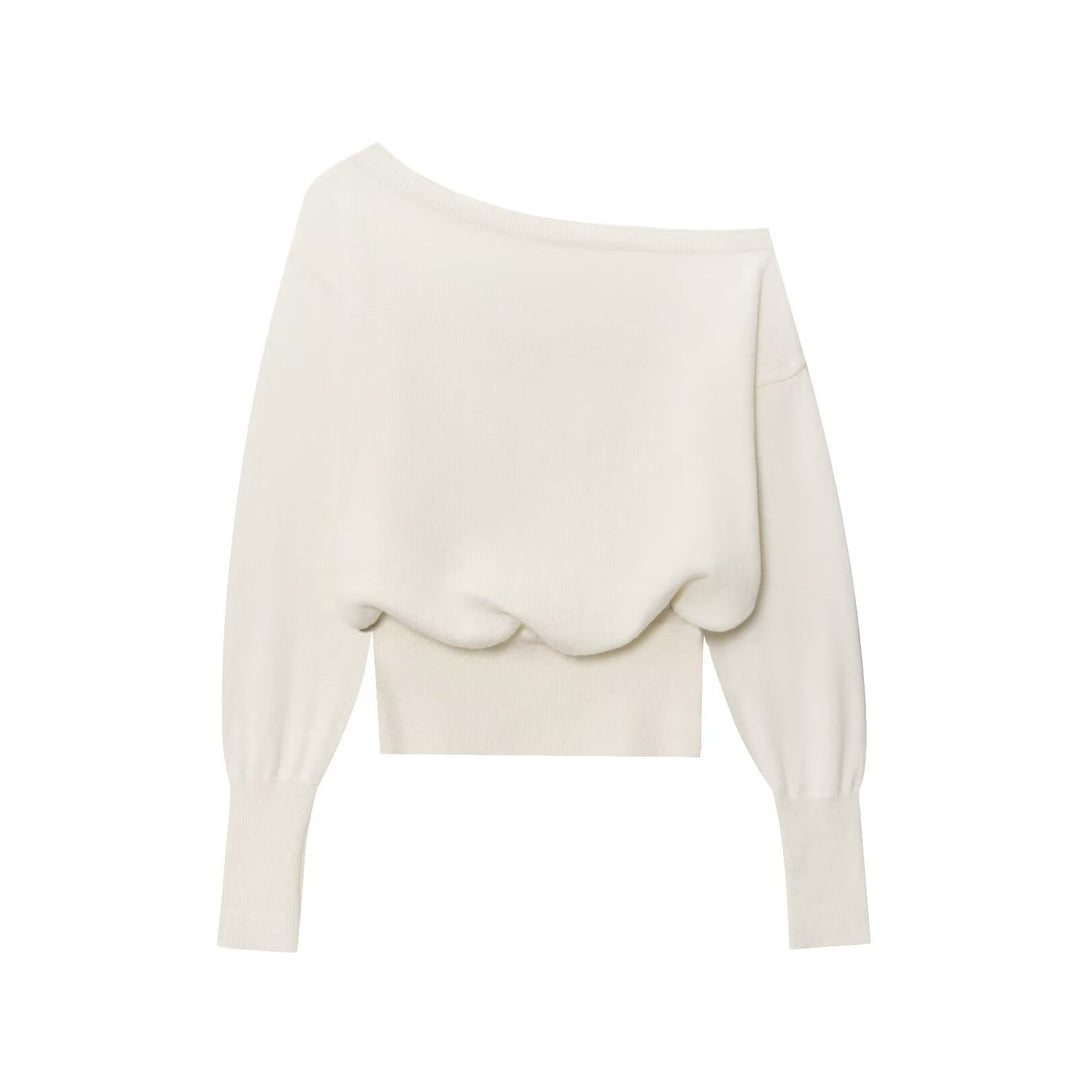 Dame trendy og afslappet top med off-shoulder design Stilla