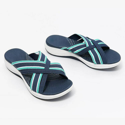 Dame Komfort-sandaler med ergonomisk sål og justerbare remme Stilla