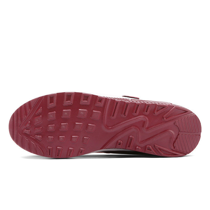 Dame Komfort-sneakers med åndbart mesh-overmateriale og velourblødt indvendigt foer Stilla