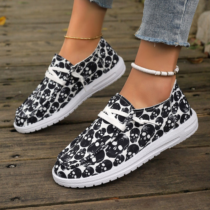 Dame sneakers med smart kraniet design Stilla